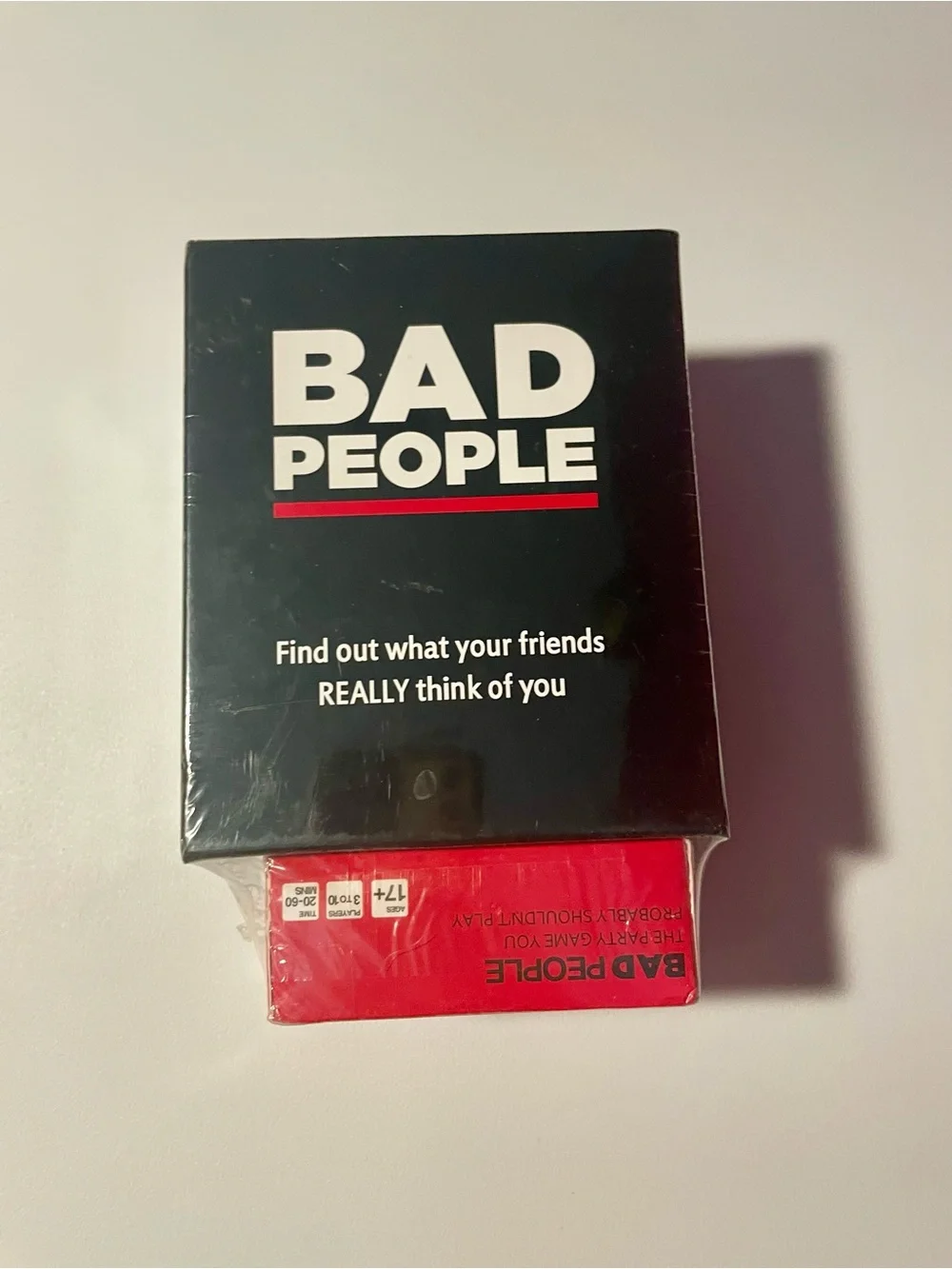 Bad People Base Game + Red Expansion Pack Brand New Sealed Party Card Game